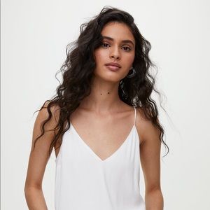 White Aritzia Wilfred Free Camisole